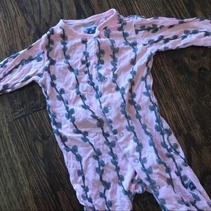 3-6 Month pink/gray kickee Pants